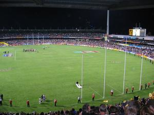 A view from the stand at Subiaco Oval