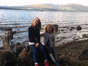 The girls on the Bonnie Banks