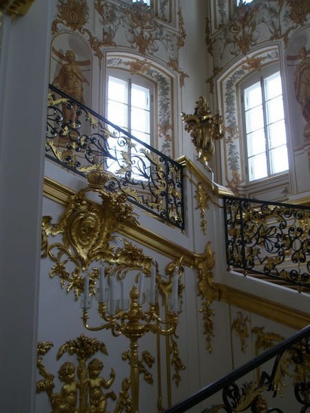 Staircase when you enter the palace