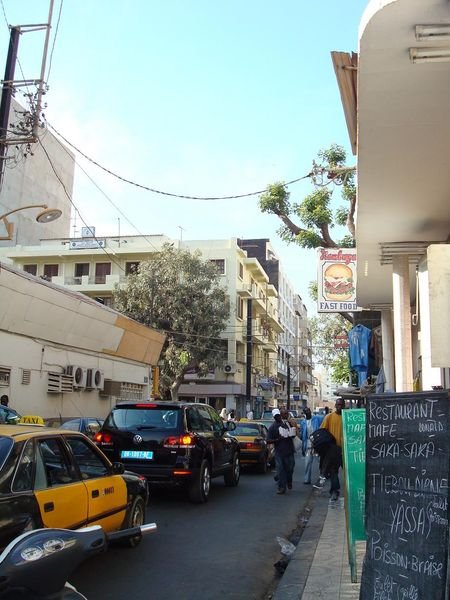 Street in downtown Dakar