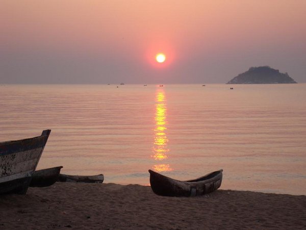 Sunrise at Senga Bay