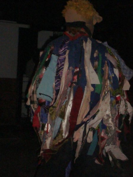 One of the typical Gule Wamkulu costumes