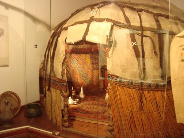 Traditional antique nomadic tent