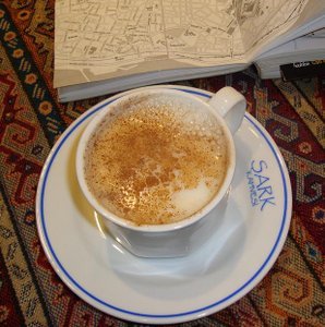 A toasty cup of sahlep...