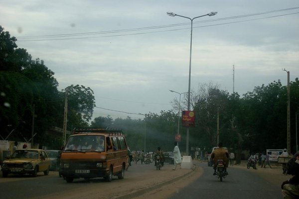 One of N'Djamena's main roads