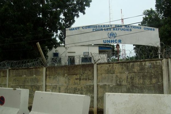 UNHCR compound seen from the street