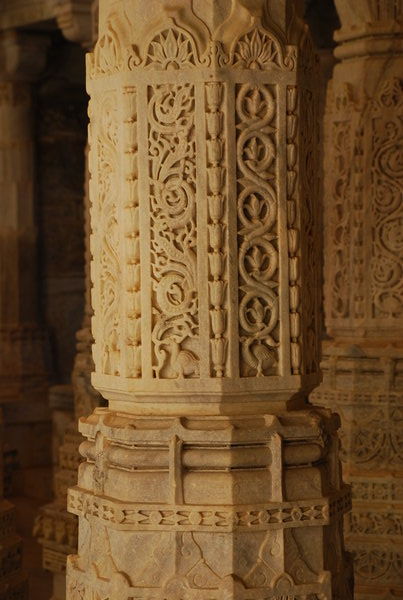pillar at Jain temple