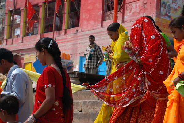 bridal procession on main ghat
