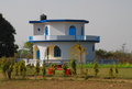 round house on ashram grounds