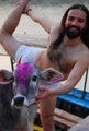 Vishva and cow