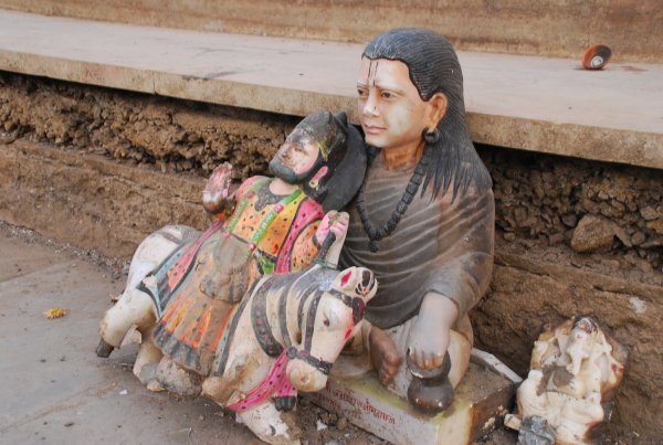 Rajasthnai figurines on the ghats