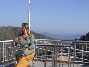 on the roof of Lhamo's Croissant