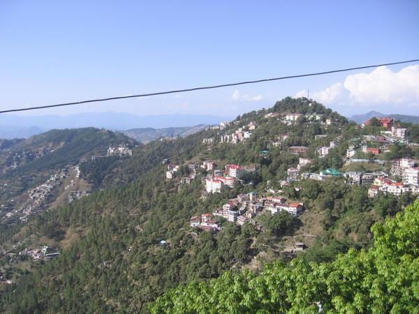 the view from The Ridge in Simla
