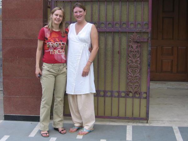 Rebecca and I in Delhi