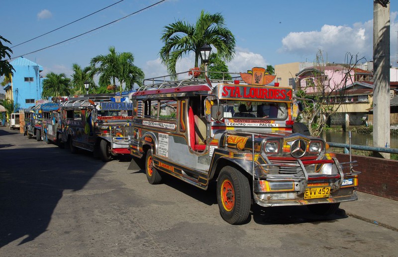 jeepneys waiting for customers