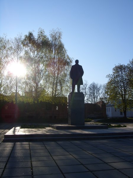 The Lenin statue