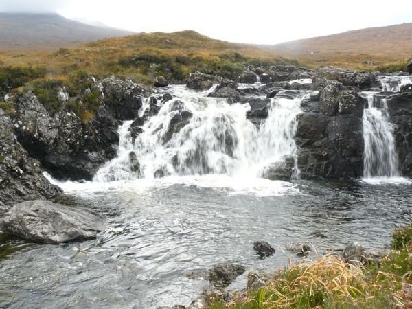 Waterfall part way up the black cullin