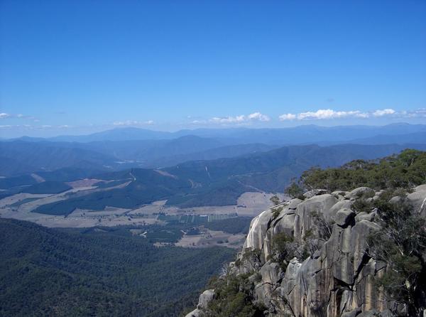 View from Mt Buffalo national park