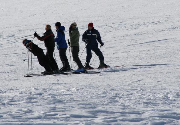 Them skiiers are a strange bunch