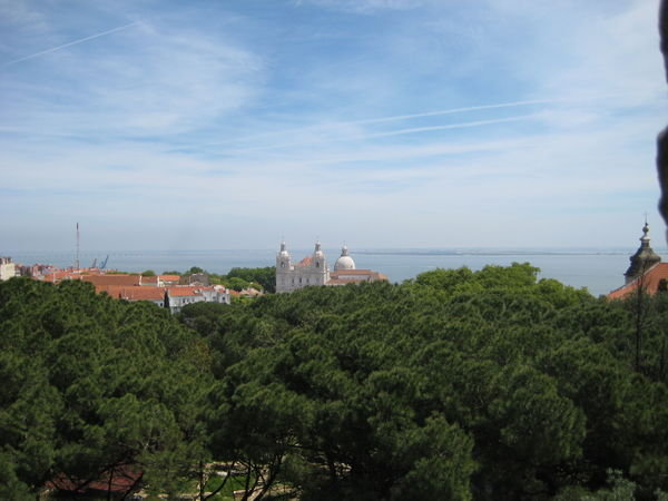 Lisbon castle view