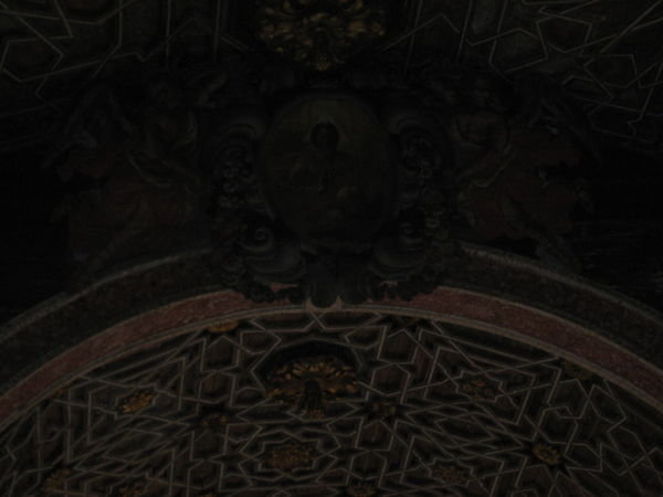 Sintra: Royal Palace ceiling: Moorish traces