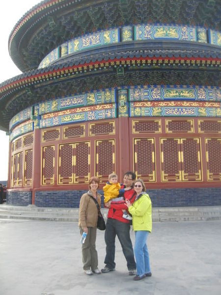 In front of the Temple of Heaven
