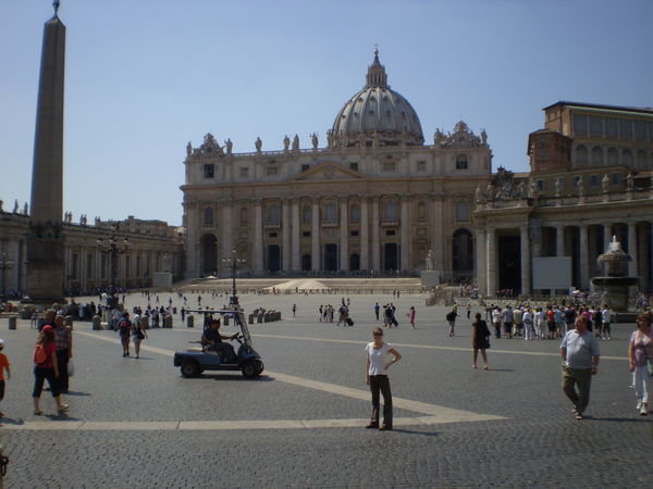 Outside St. Peters Basilica, Vatican City