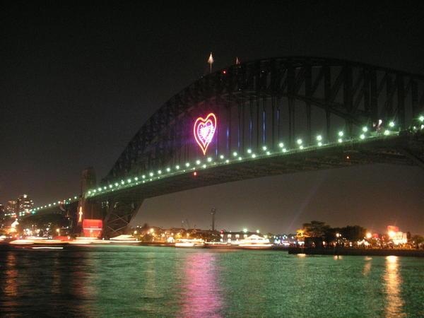 Bridge with the pulsing heart...
