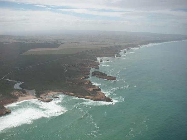 12 Apostles from the chopper!!