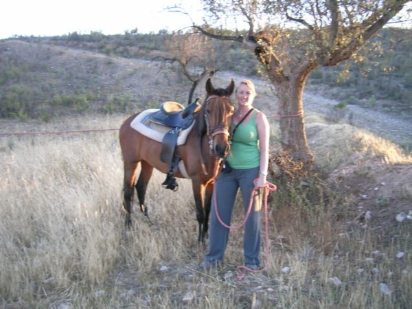 Carol and her horse