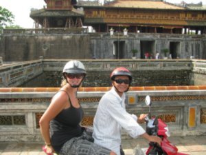 My guide for the City tour of Hue