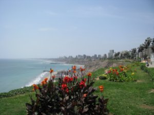 The coast at Barranco, Lima