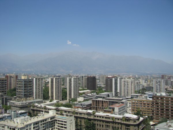 Another view from San Cristobal Hill, Santiago