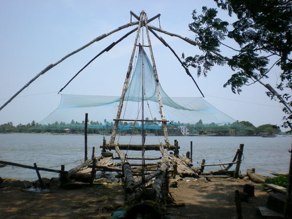 Chinese fishing nets in Cochin