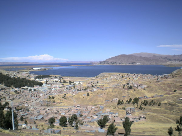View on lake Titicaca