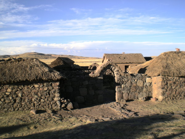 Traditional house in Sillustani