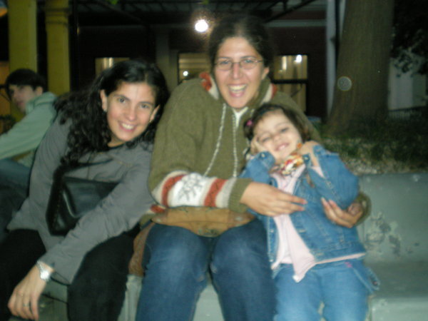 Maria, Martina and me in Buenos Aires