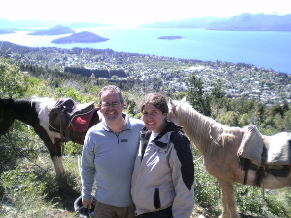 Resting after a horseride around Bariloche