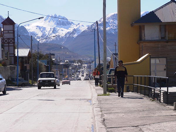Downtown street, Ushuaia