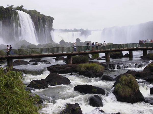 Overview of Iguazu Falls