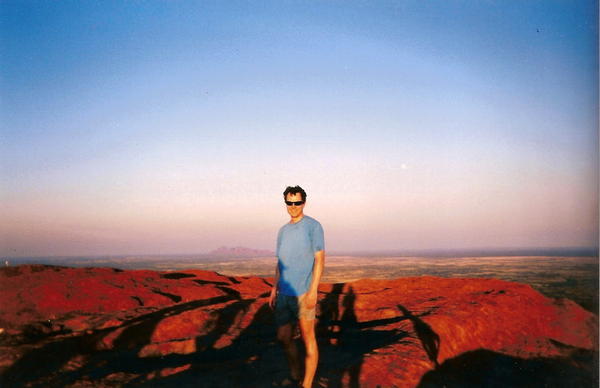 Uluru summit at dawn, Red Centre