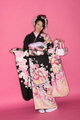 Mei in a kimono