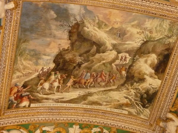 The Vatican museum ceiling, Vatican City