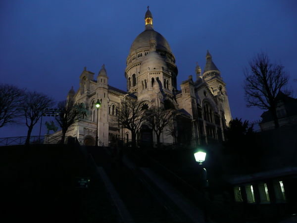Dusk at Sacre Coeur, Paris