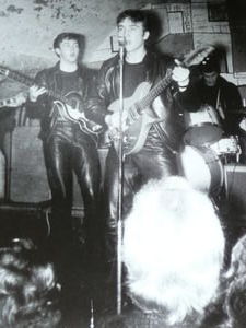 The Beatles appearing at the Cavern