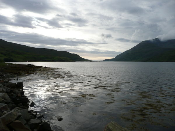 Killary fjord at dusk