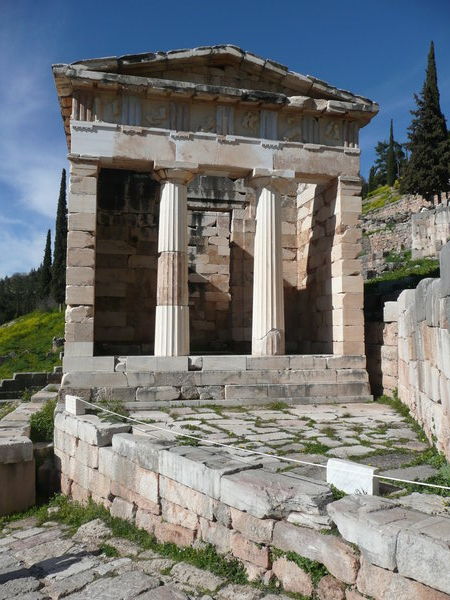 The Treasury of the Athenians, Delphi