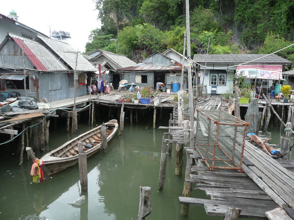 Muslim fishing village