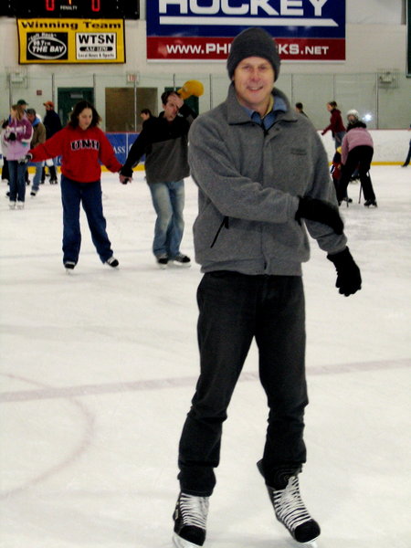 Ice skating in New Hampshire