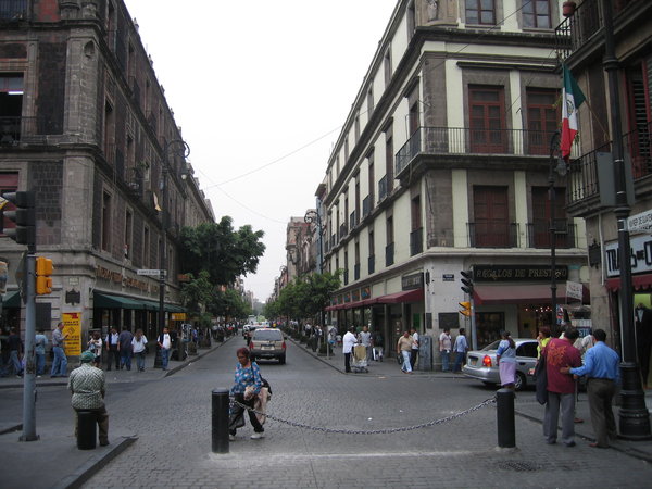 Strolling in Mexico City